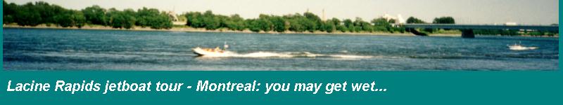 Jet boat tour